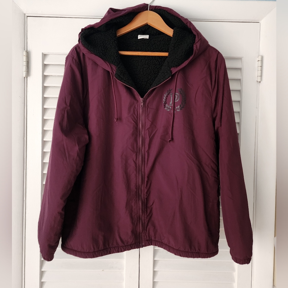PINK Victoria's Secret Maroon Utility Jacket